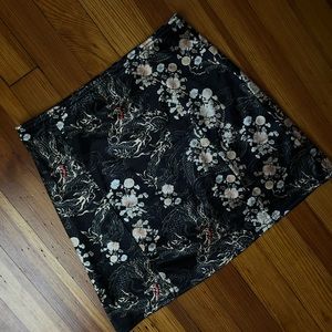 Urban Outfitters - Dragon Printed Floral Skirt